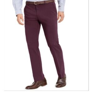 Tommy Hilfiger TH Flex Stretch Burgundy Dress Pants - NWT